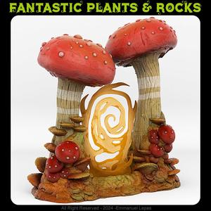 MUSHROOMS PORTAL WITH ITS UNDERGROWTH EFFECT