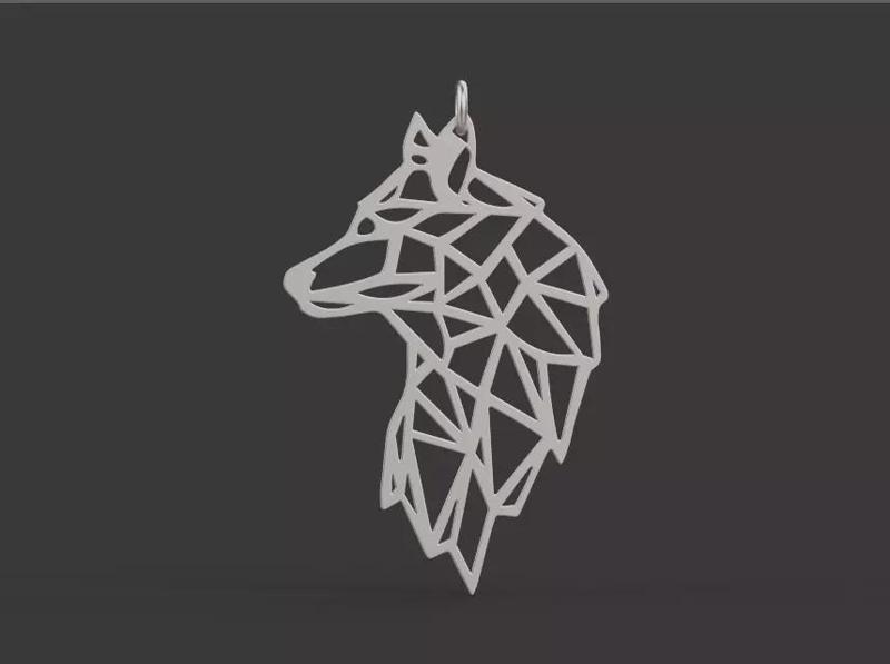 Wolf Pendant 53295