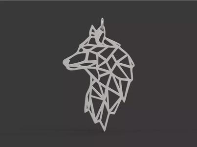 Wolf Pendant 53295