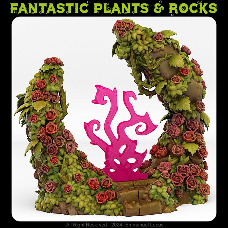 ROSES PORTAL WITH ITS BRAMBLES EFFECT