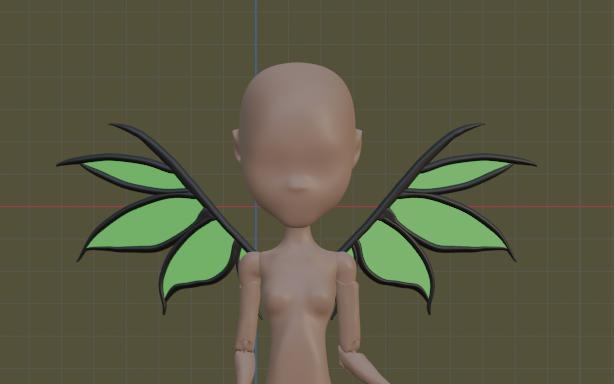 w.i.t.c.h wings  for  Monster High