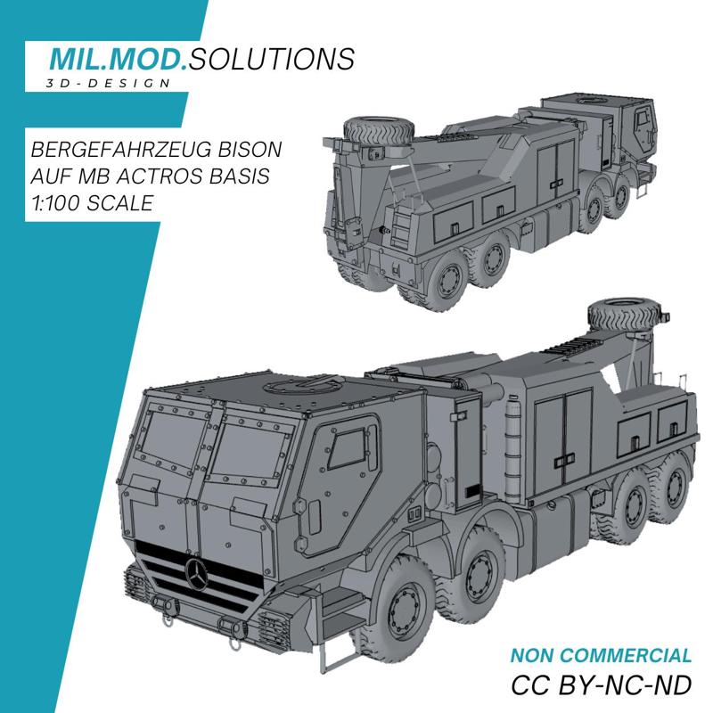 Bison recovery vehicle (Mercedes Benz Actros basis) German Armed Forces