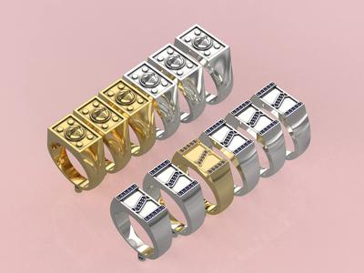 set of sizes exclusive screw ring