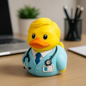 Rubber Duck - Duck Doctor model - 3D print