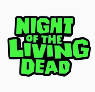 NIGHT OF THE LIVING DEAD Logo Display by MANIACMANCAVE3D