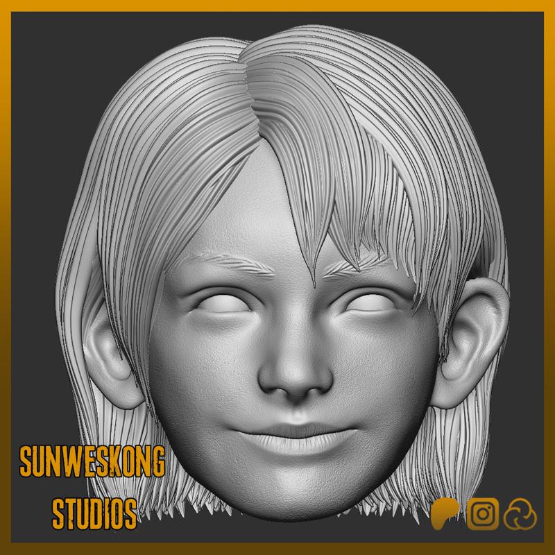 Ashley Graham RE4 (2005) Smile Headsculpt
