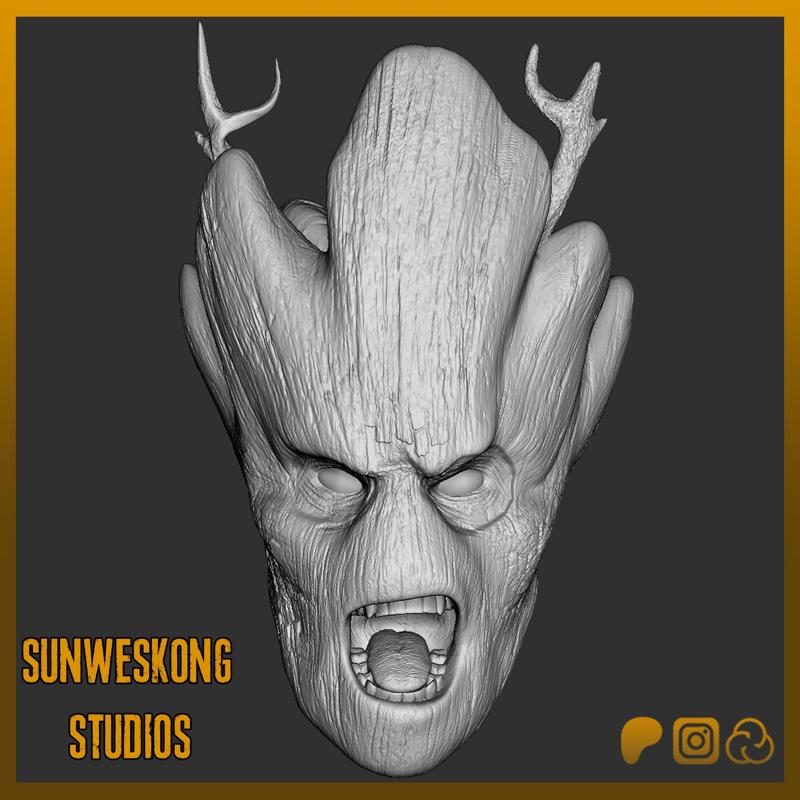 Groot Guardians Of The Galaxy Vol. 1 Headsculpt