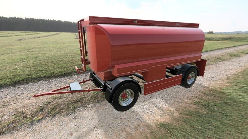 1:18 Drehschemel Anhänger Tank Tankzug PWY2000