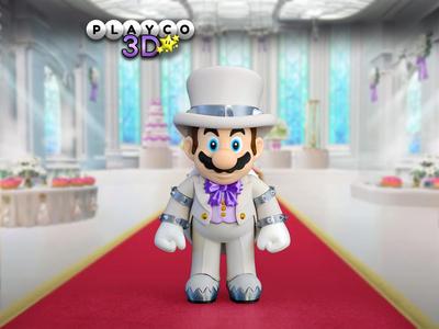 Wedding Mario (Bowser Outfit)