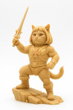 He-Cat – The Feline Warrior (He-Man Inspired)