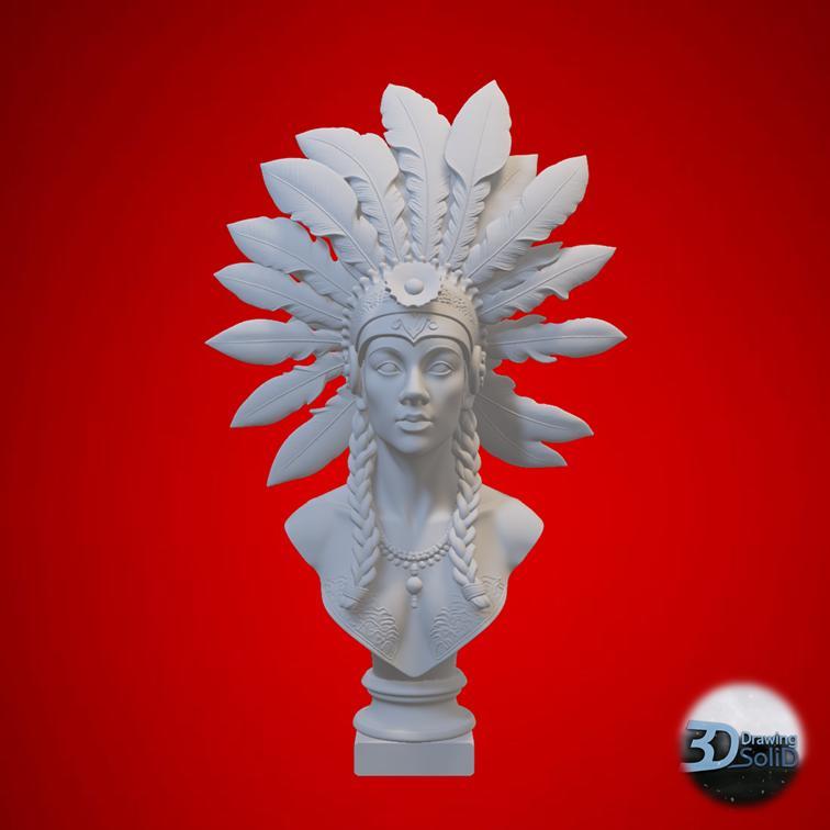 American Indian Girl Decor