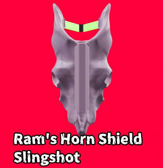 Ram's Horn Shield Slingshot