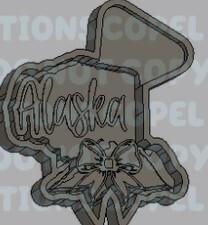 States with Bow Silicone Mold Housing - Alaska