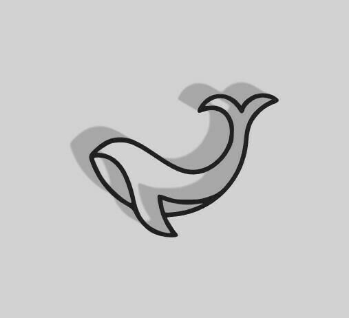 Whale I Decoration - 2D Art
