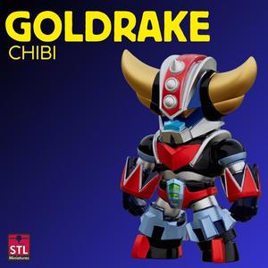 STL File – Goldrake – Chibi Style FanArt – 3D Printable Model