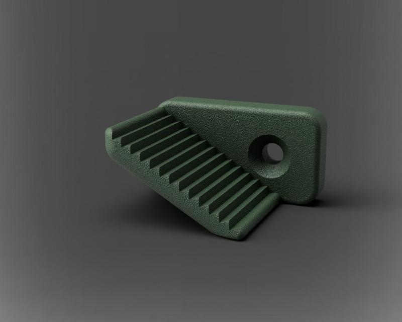 Mlok thumb rest stop