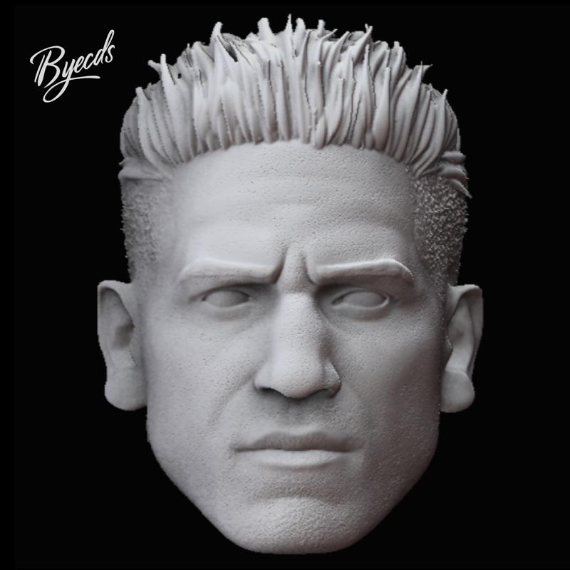JON BERNTHAL FROM PUNISHER NETFLIX SERIES 3D HEAD MARVEL LEGENDS/SH FIGUARTS