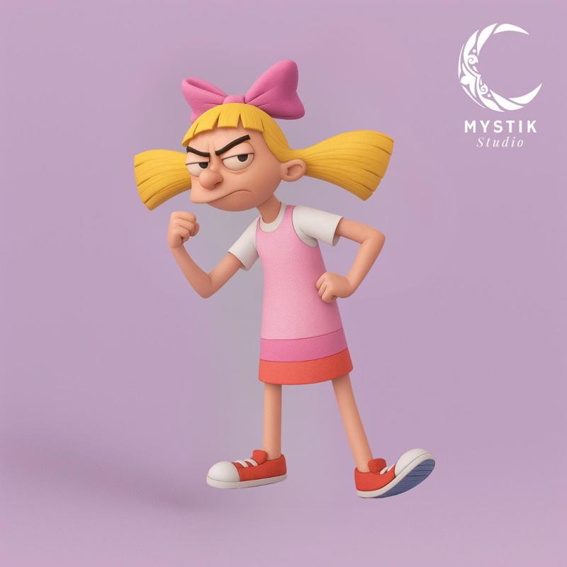 Helga Pataki – Cartoon 3D figure from Hey Arnold