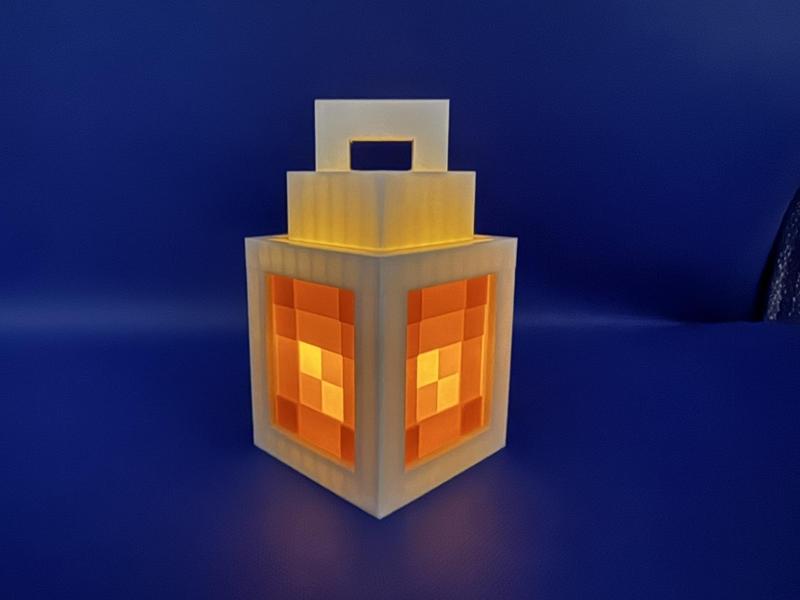 Minecraft Tea Light Lantern