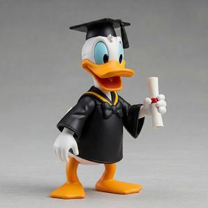 Donald Graduate - 3D Printable Model | Graduation Cartoon Figure