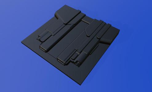 Glock G17 + Olight PL Mini 2 Split Mold vacuum.