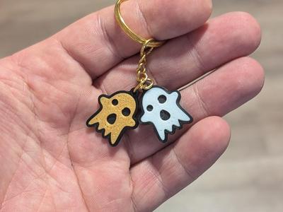 mini ghost keychain