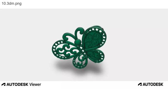 Woman Pendant Butterfly