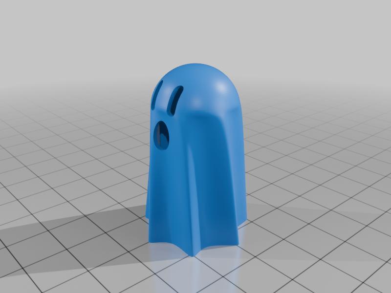 Ghost finger puppet
