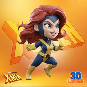 Jean Grey X-Men '97 Chibi Action Pose - 3D Printable Figurine