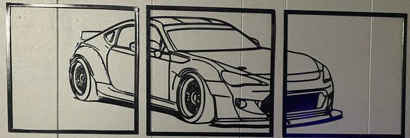 gt86/frs-brz wall decoration art