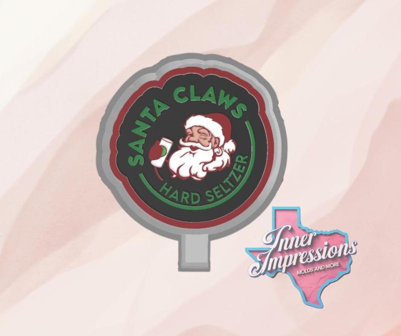 Santa Claws Freshie Mold