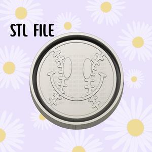 Baseball Smiley Freshie STL