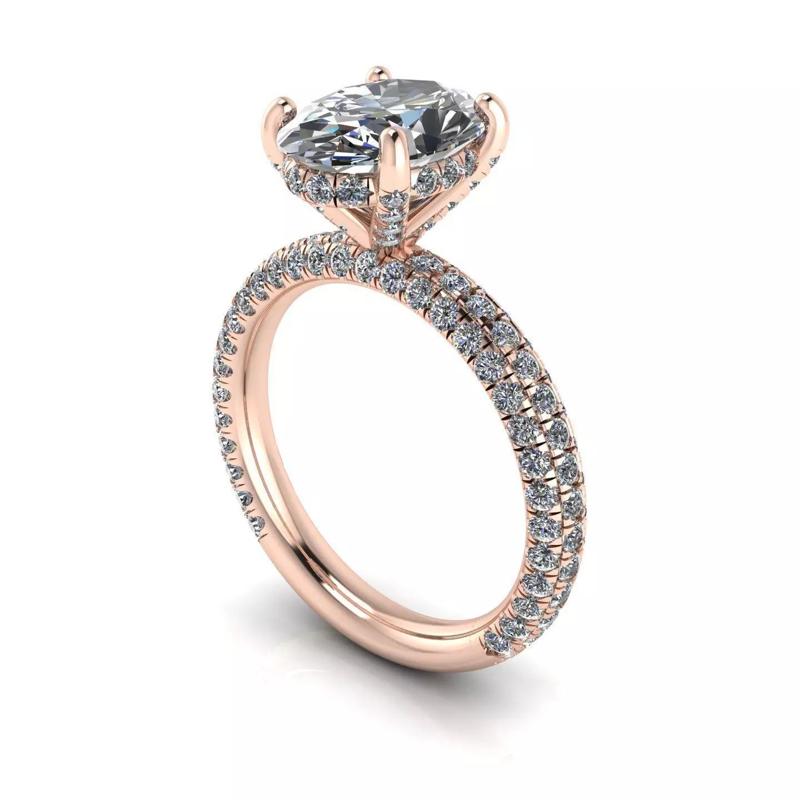 Pav Set Diamond Woman V2 Wedding Ring