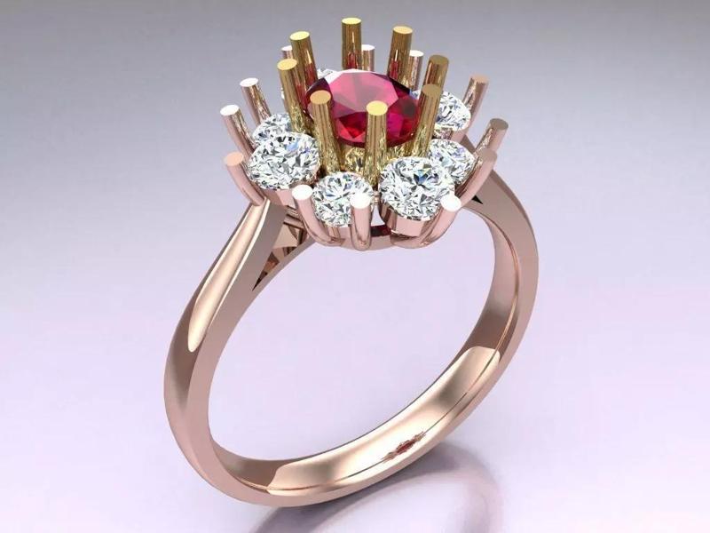 Oval stone ring - Womens  Rings - N852347