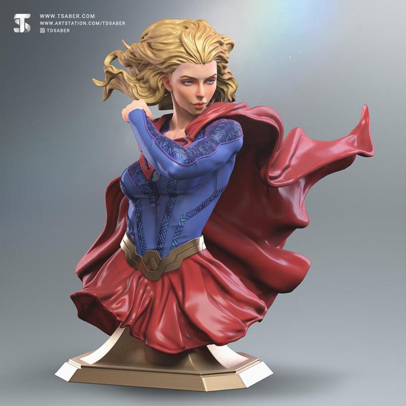 Supergirl Bust