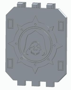 30k Dark Angels Land Raider Door - Terran Veteran