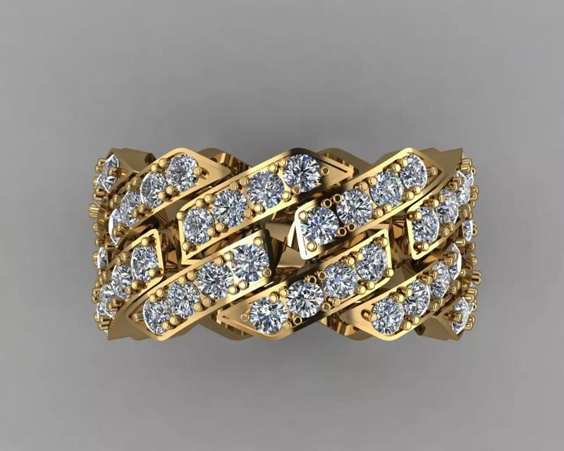 Chang Bracelet Diamond Ring