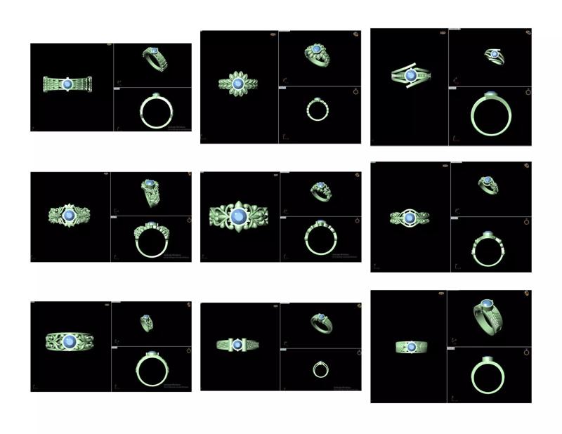 50 SINGLE STONE RING CLOSE SETTING