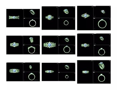 50 SINGLE STONE RING CLOSE SETTING