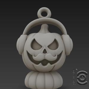 Pumpkin Characters Set - 12 Stylized Halloween Charms