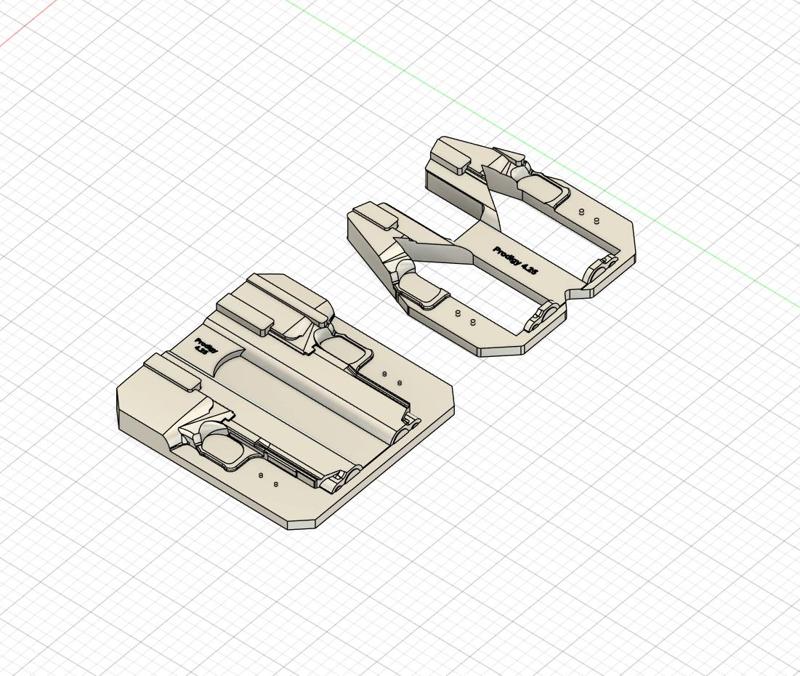 Springfield Prodigy 4.25 IWB Taco Holster Mold with TrimJigg