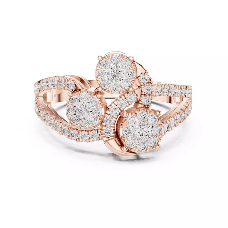 Diamond Cocktail Ring 3dm stl renders animation videos