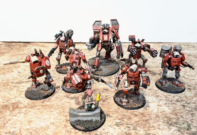 8 special character battlesuit human auxilliaries