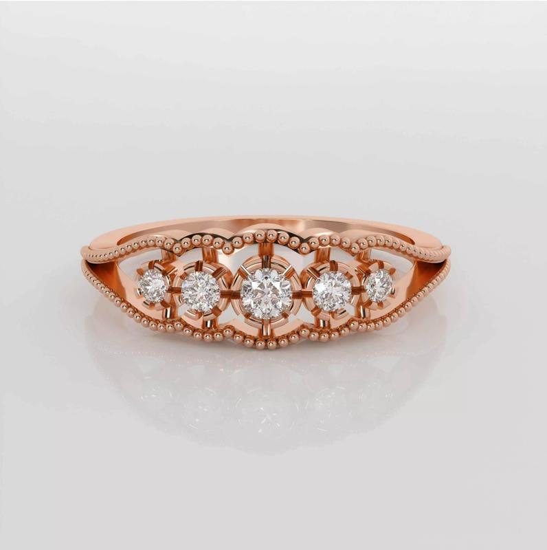 Five Star Diamonds Ring 3dm stl obj renders details