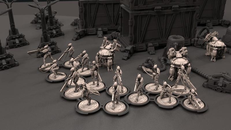 Ceti Female Rifleman Set