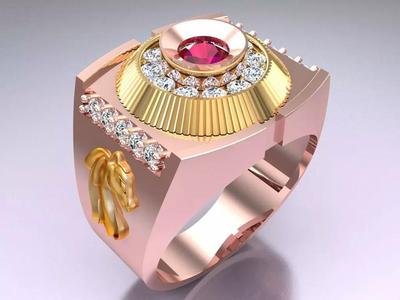 Diamond Ring - Mens Rings - N570