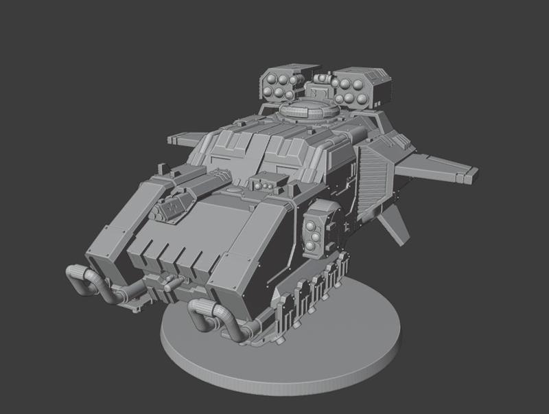 Lightning HoverCraft Floating Gunplatform