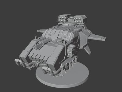 Lightning HoverCraft Floating Gunplatform