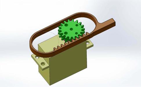 pignon/cremaillere servo