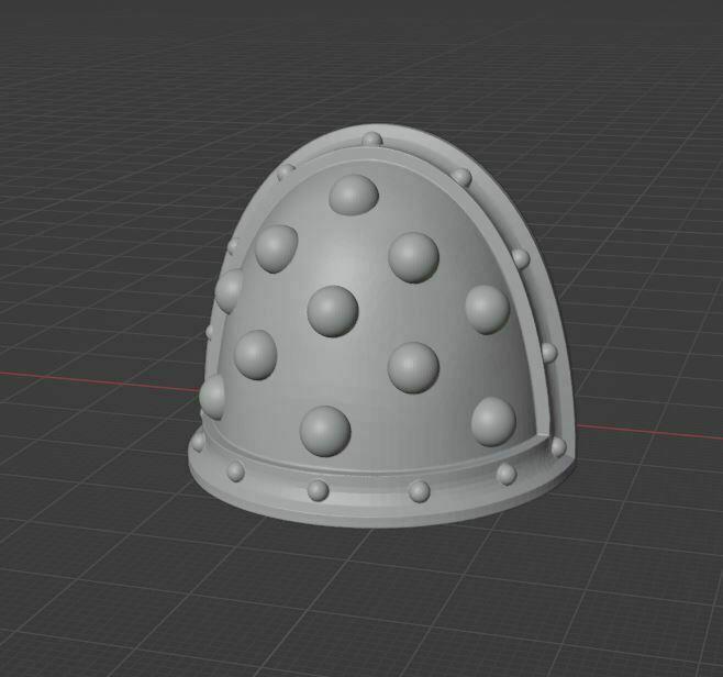 Nuscale Mk2 Bonded Death Legion Compatible Shoulderpad